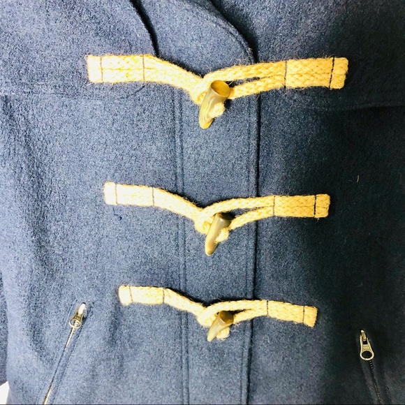 Free People boiled wool military peacoat - Picture 6 of 7